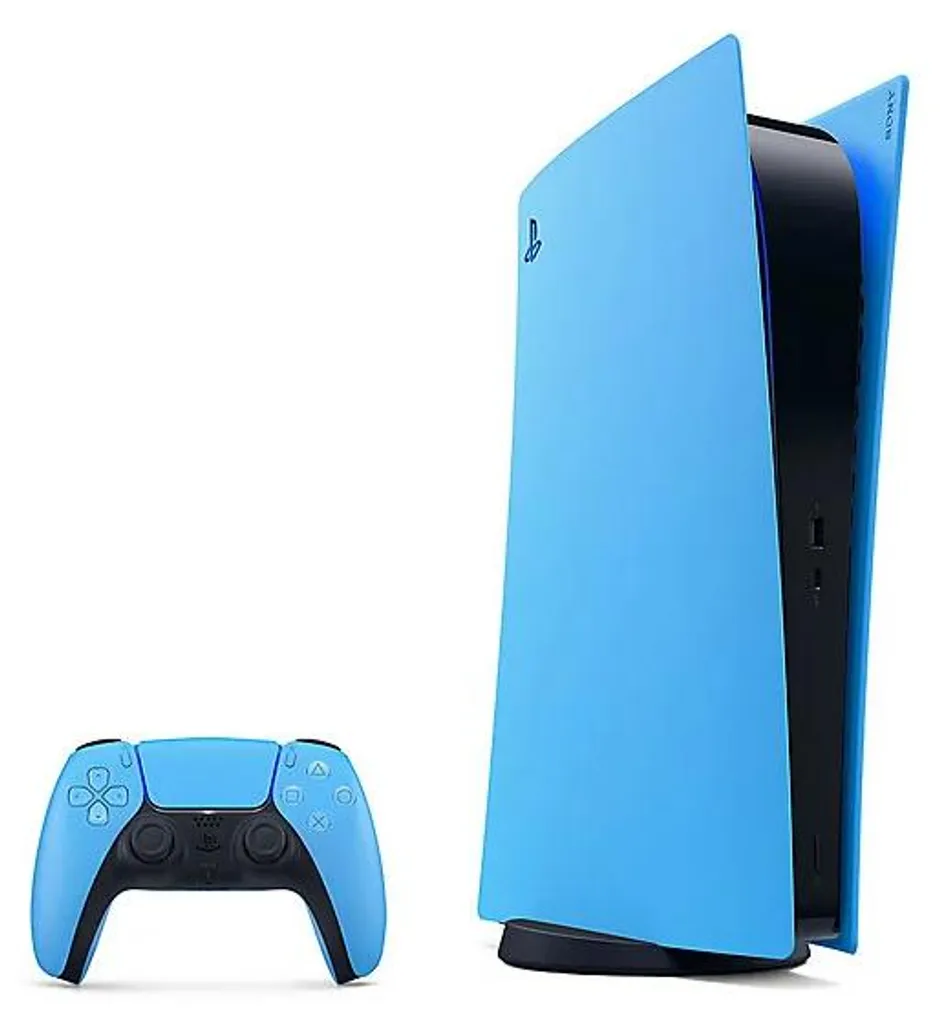 Coque PS5 Digital Bleu Étoilé Haute Résistance - Finition Matte Luxe