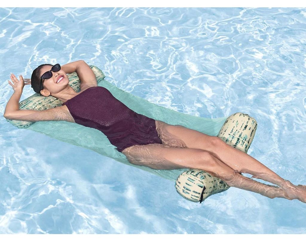 Bestway Pool Hngematte Sommer Luxus 122cm Luftmatratze