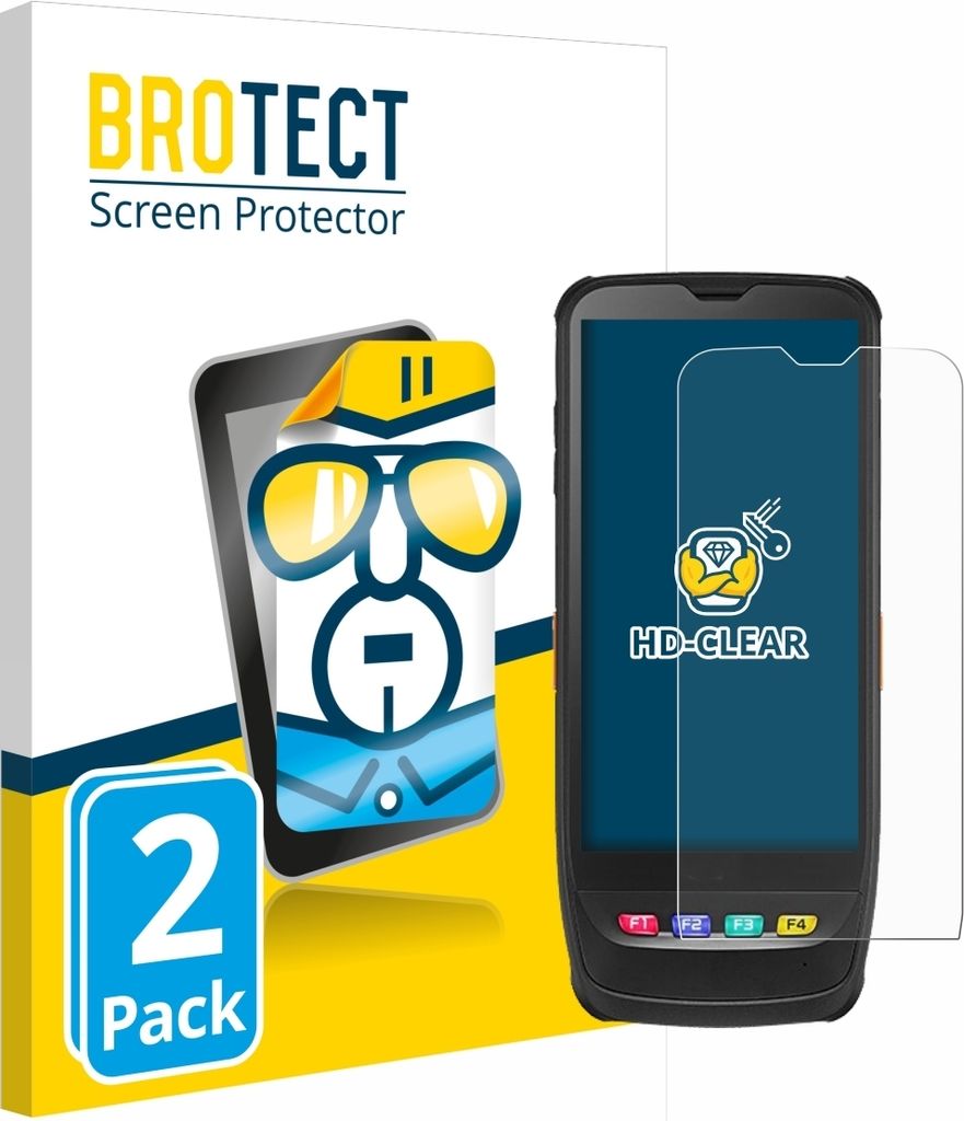 2x Für Casio IT-G650 Schutzfolie BROTECT Displayschutz Display Schutz Folie Klar Transparent