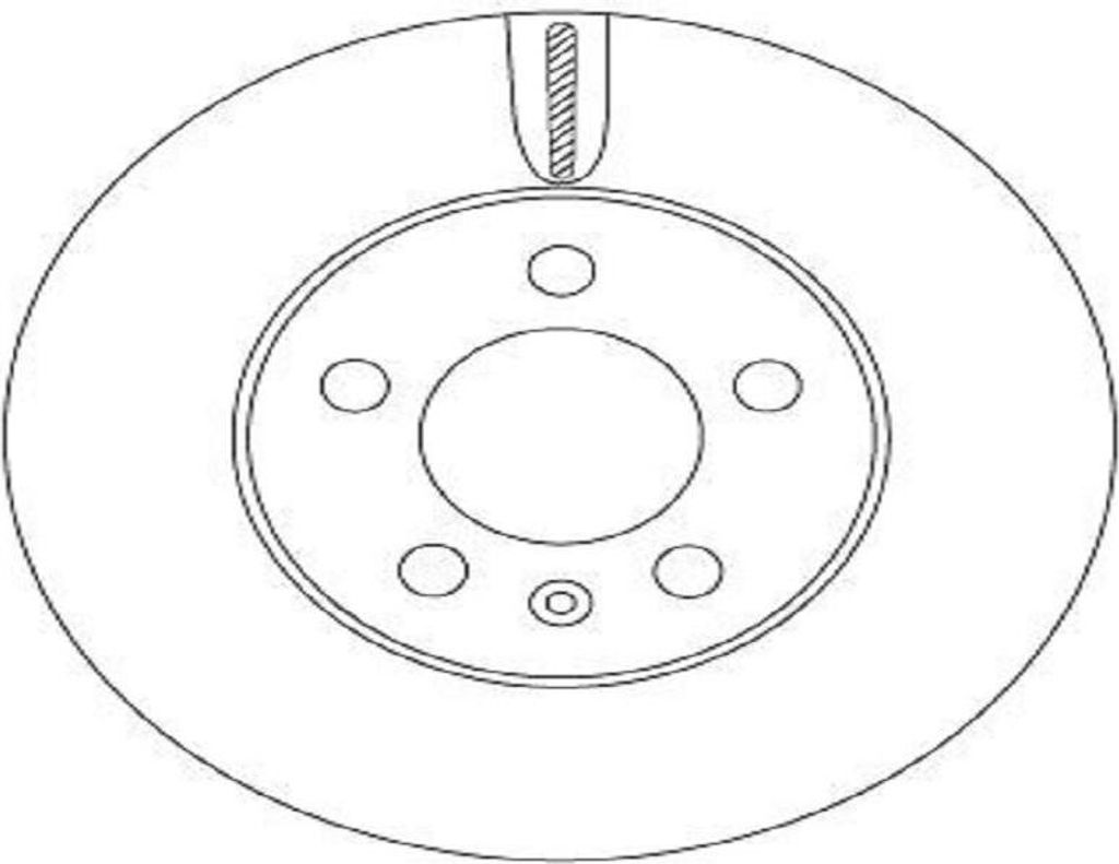 Bremsscheibe TRW DF6584