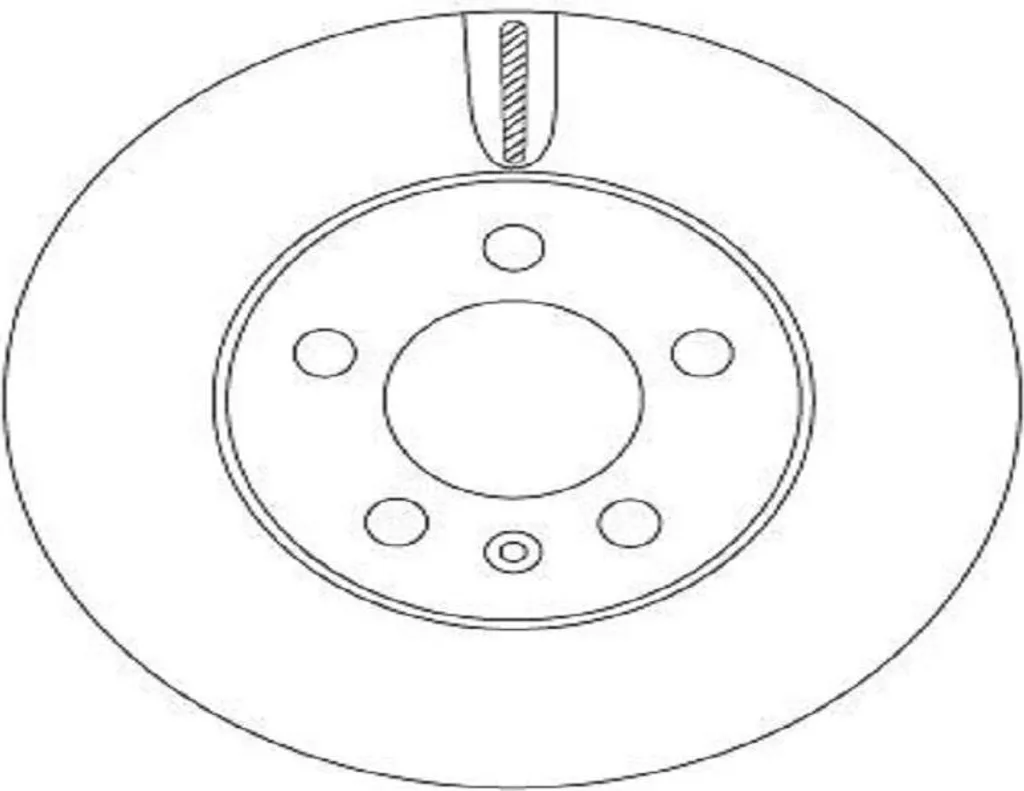 2x Disques de frein TRW DF6584 pour VW POLO AW1 et AUDI A1 Sportback GBA