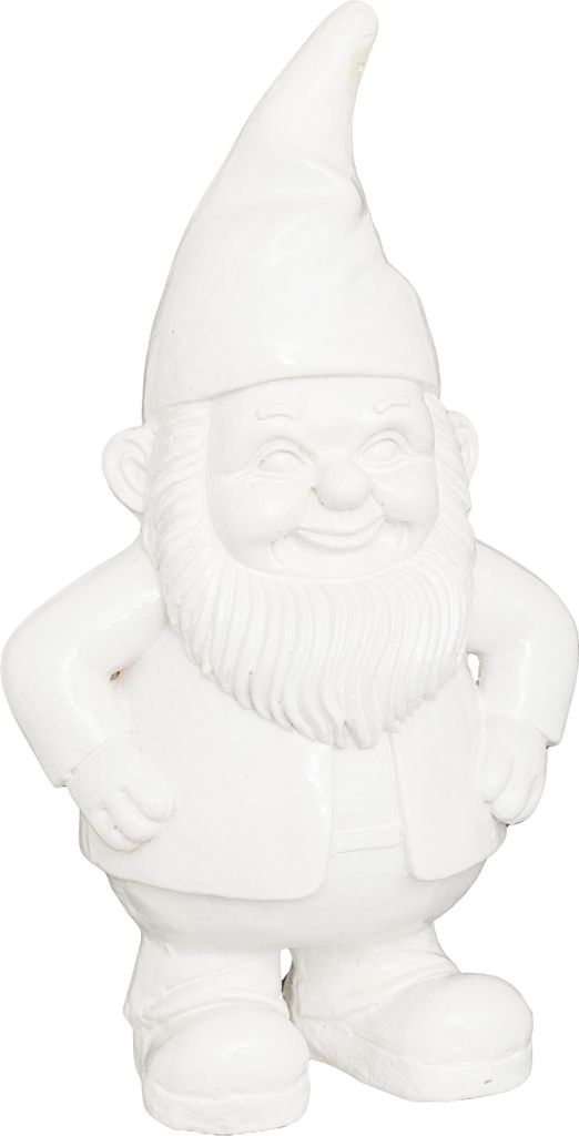 Zahradní skřítek ANAO, dekorativní figurka, 42 cm, bílý Obrázek produktu 
