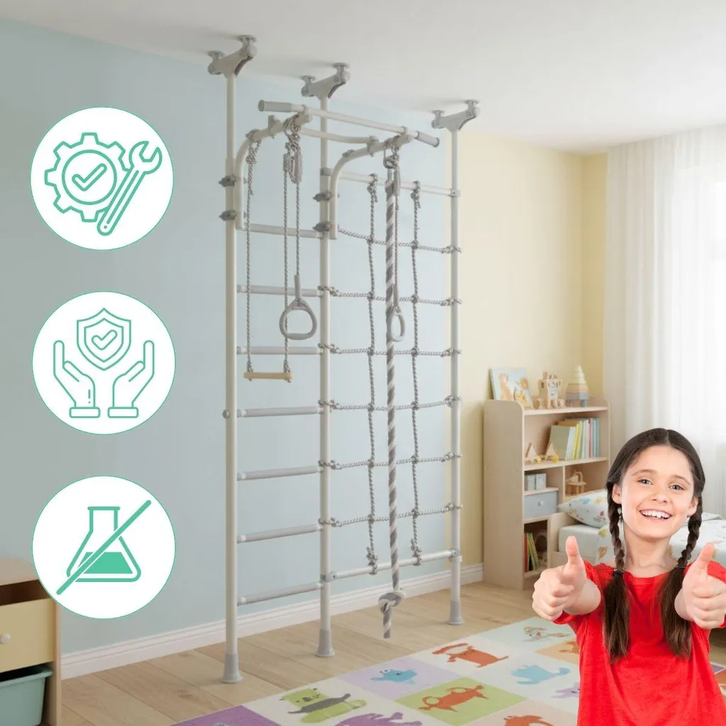 Filet à Grimper et Espalier Métal Wallbarz Funny Monkey Fixation Plafond - 4