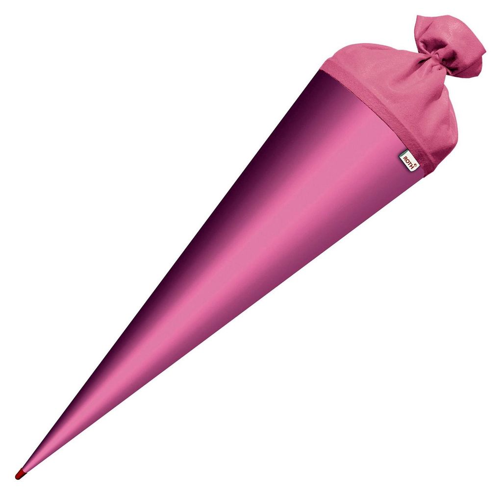 ROTH Bastelschultüte mit Verschluss, 700 mm, rosa Produktbild 