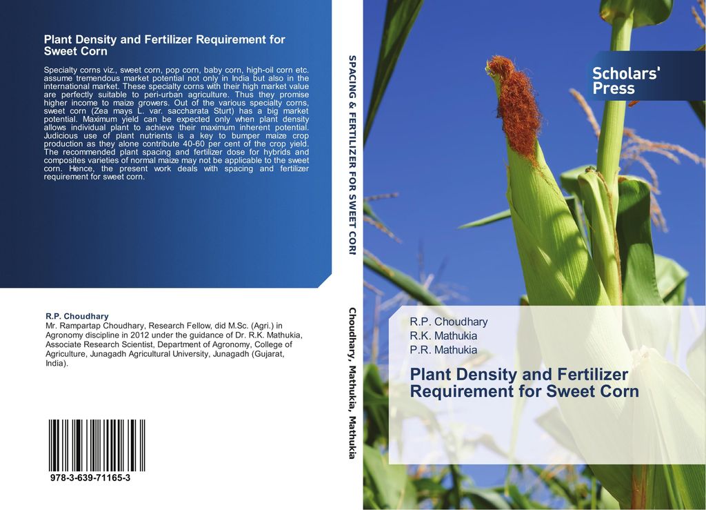 Plant Density and Fertilizer Requirement for Sweet Corn