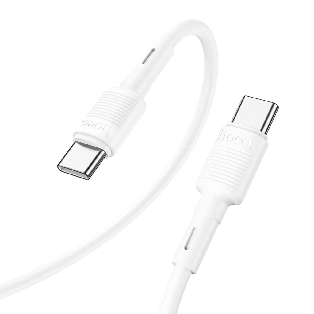 Cavo HOCO da tipo C a tipo C PD 3A 60W X83 1 m bianco