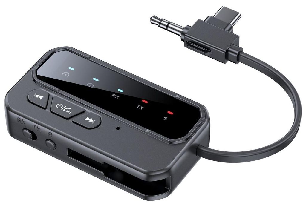 INF Bluetooth 5.0 Adapter Dual SendenEmpfangen ABS 10.4x3.85x1.48cm für TV