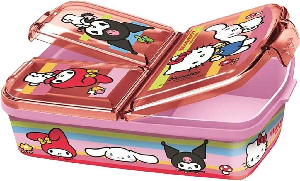 Stor Hello Kitty Friends Mehrfach-sandwichbox Rosa  Kinder Produktbild 