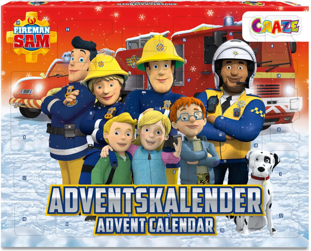 Calendrier de l'Avent Sam le Pompier : Fini l'Attente de Noël Sans Jeu