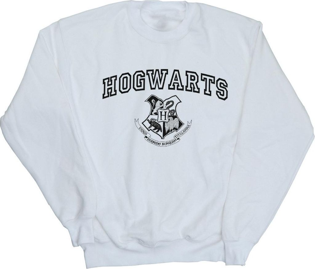 Harry Potter - "Hogwarts" Sweatshirt für Herren BI28407 (S) (Weiß)