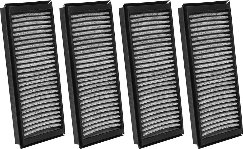 4 Filtres à Air Habitacle 64319159606 Charbon Actif pour BMW E90 E92 E93