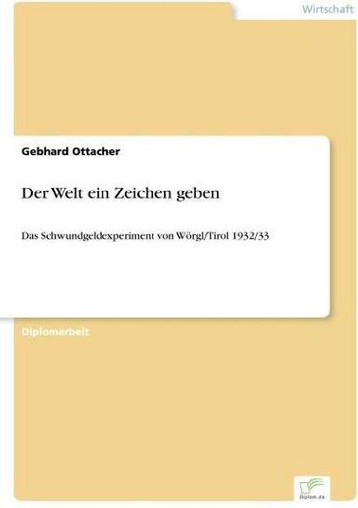 Der Welt ein Zeichen geben