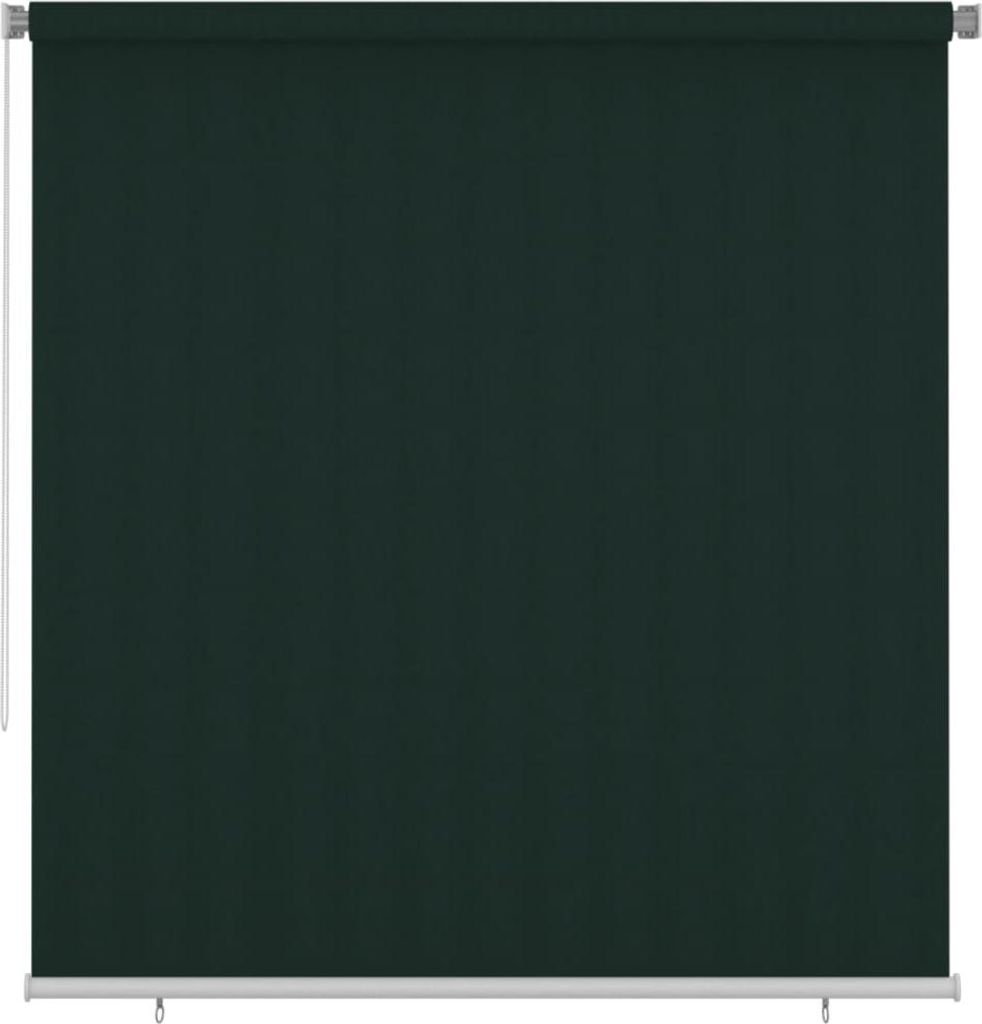 Möbel Außenrollo 220x230 cm Dunkelgrün HDPE - Rollos 312830