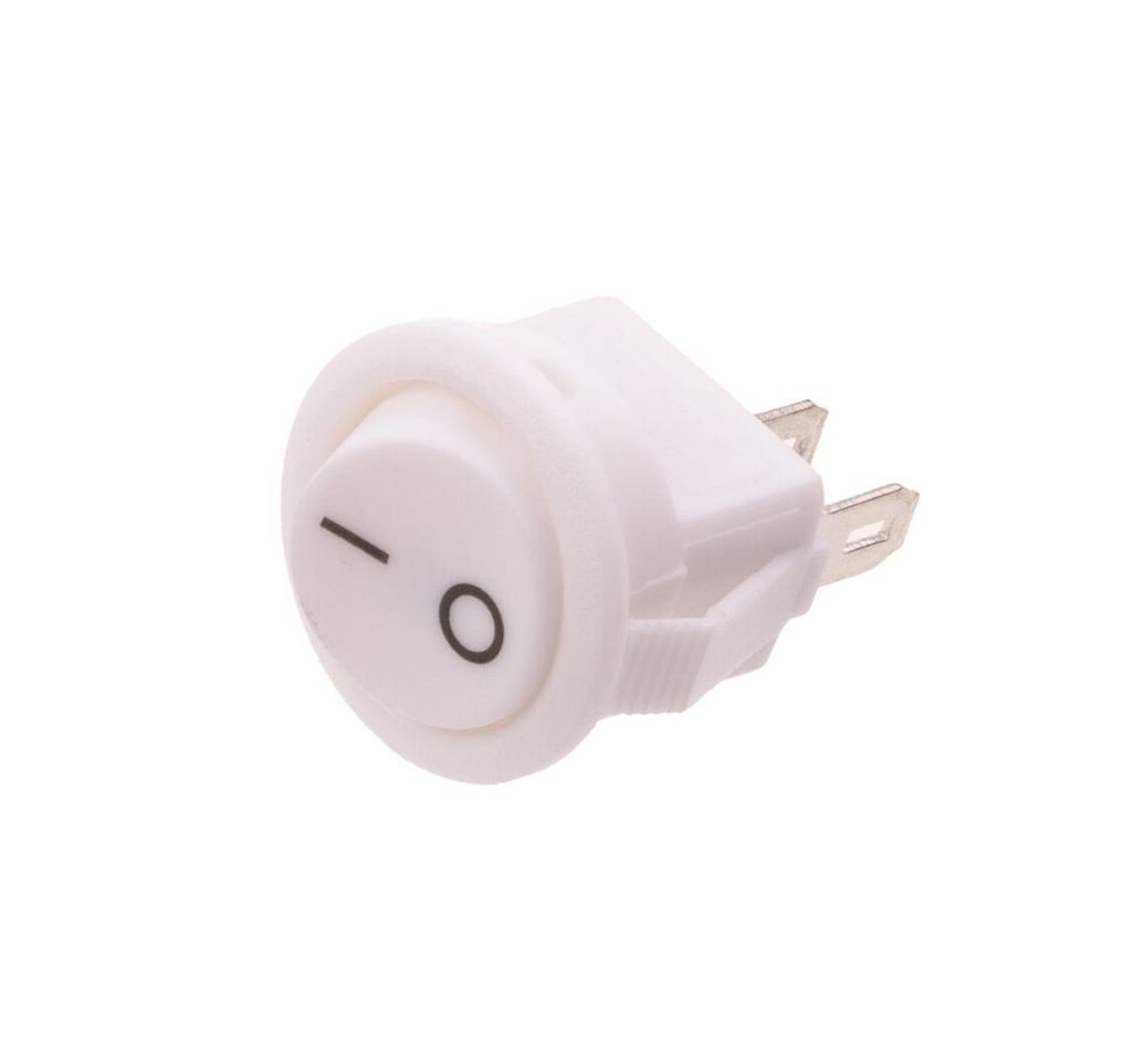 T-LED Vypínač kolískový 250V/2A, biely 113111 Obrázok produktu 