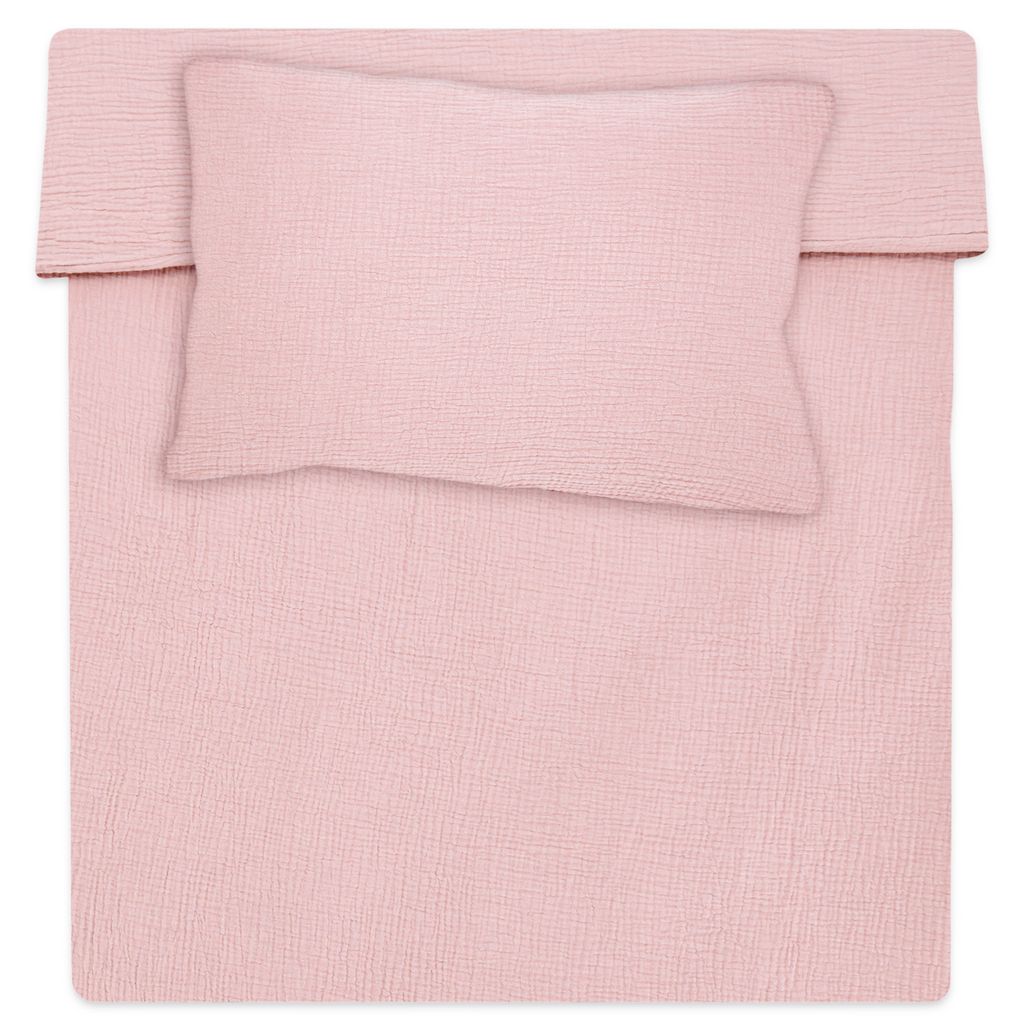 Musselin Kinderbettwäsche 100x135 cm Bettbezug Kissenbezug Produktbild 