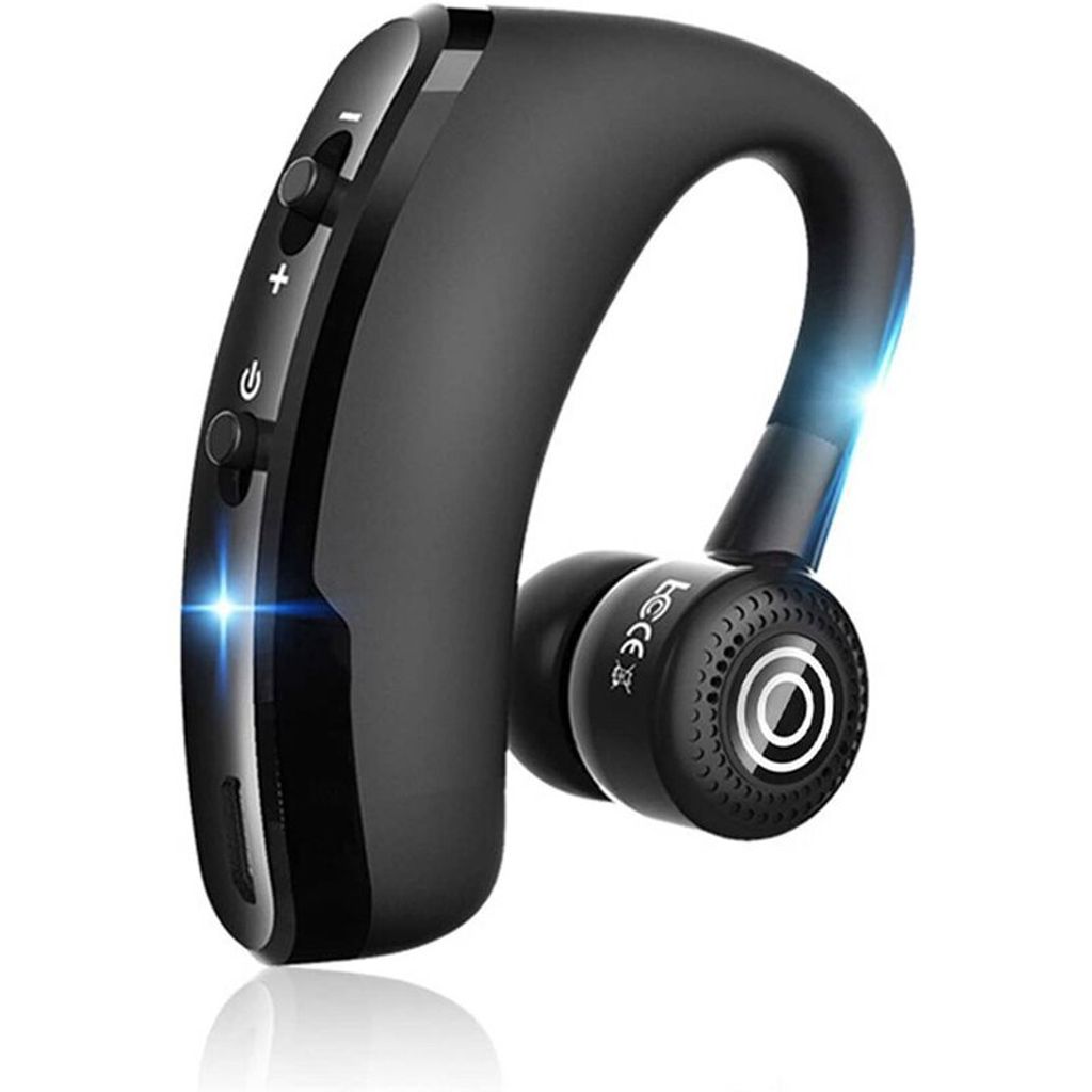 Bluetooth 5.1 Ohrhörer Kabellos Einohr Kopfhörer mit Mikrofon Stereo KFZ Headset 