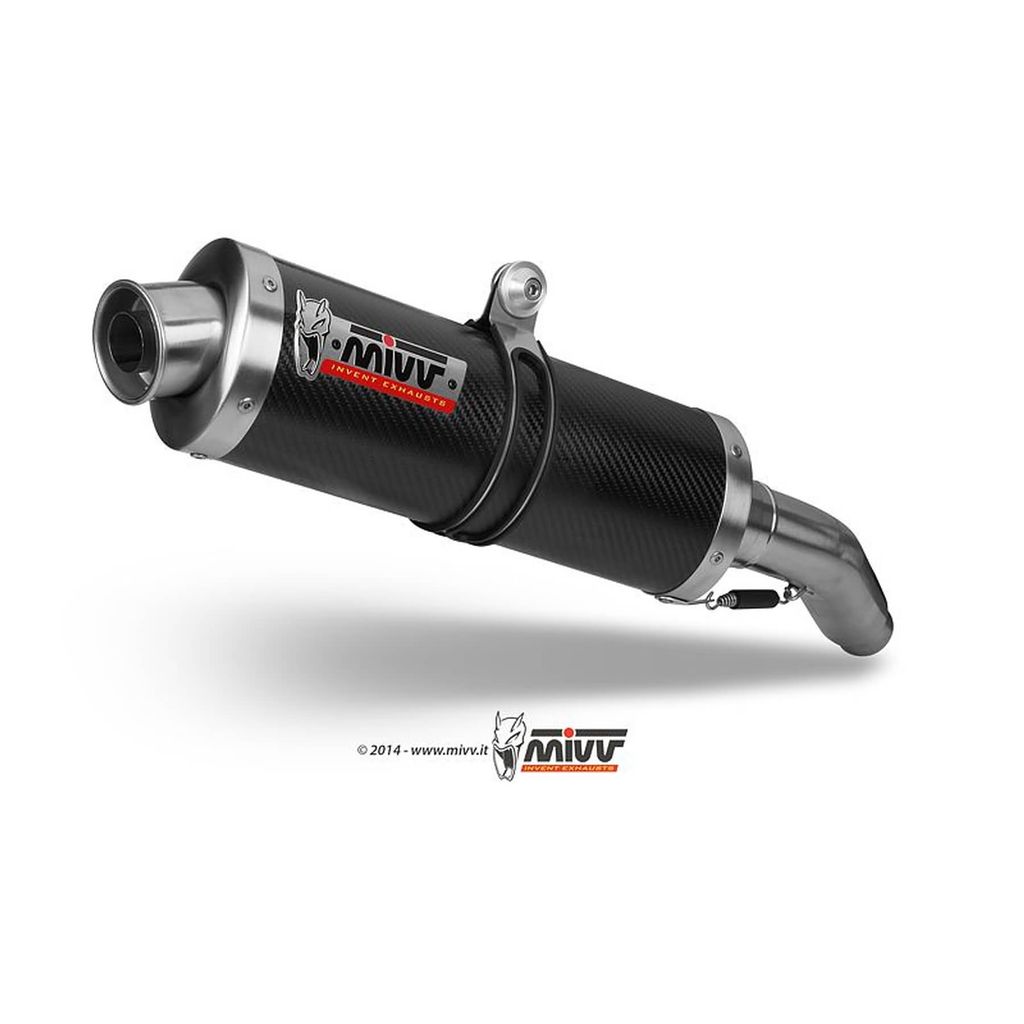 MIVV Oval Carbon Slip-on Dualauspuff für HONDA CBR 1100 XX