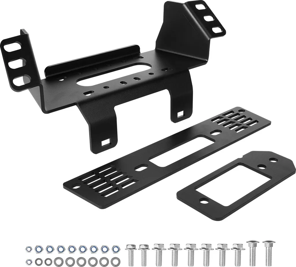 Plaque de Treuil en Acier Revêtu 1633 kg pour Polaris Ranger 2010-2021