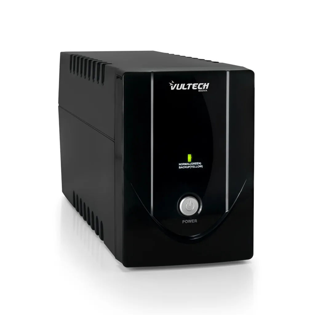 Vultech UPS 800VA: Design Compatto per Protezione PC e Casa Smart