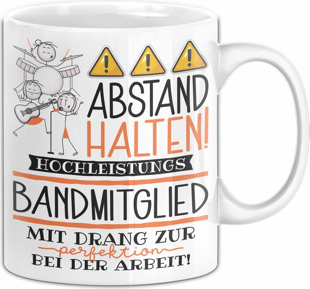 Bandmitglied Tasse Geschenk Lustig Abstand Halten Produktbild 