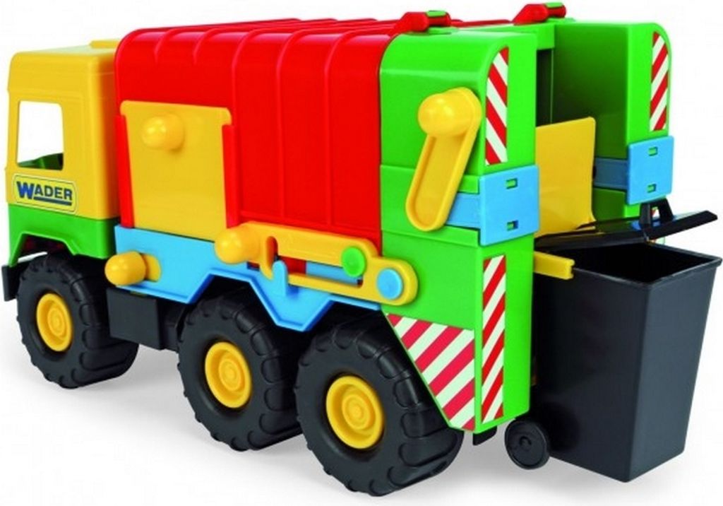 Camion poubelle en plastique 41cm Wader Image du produit 