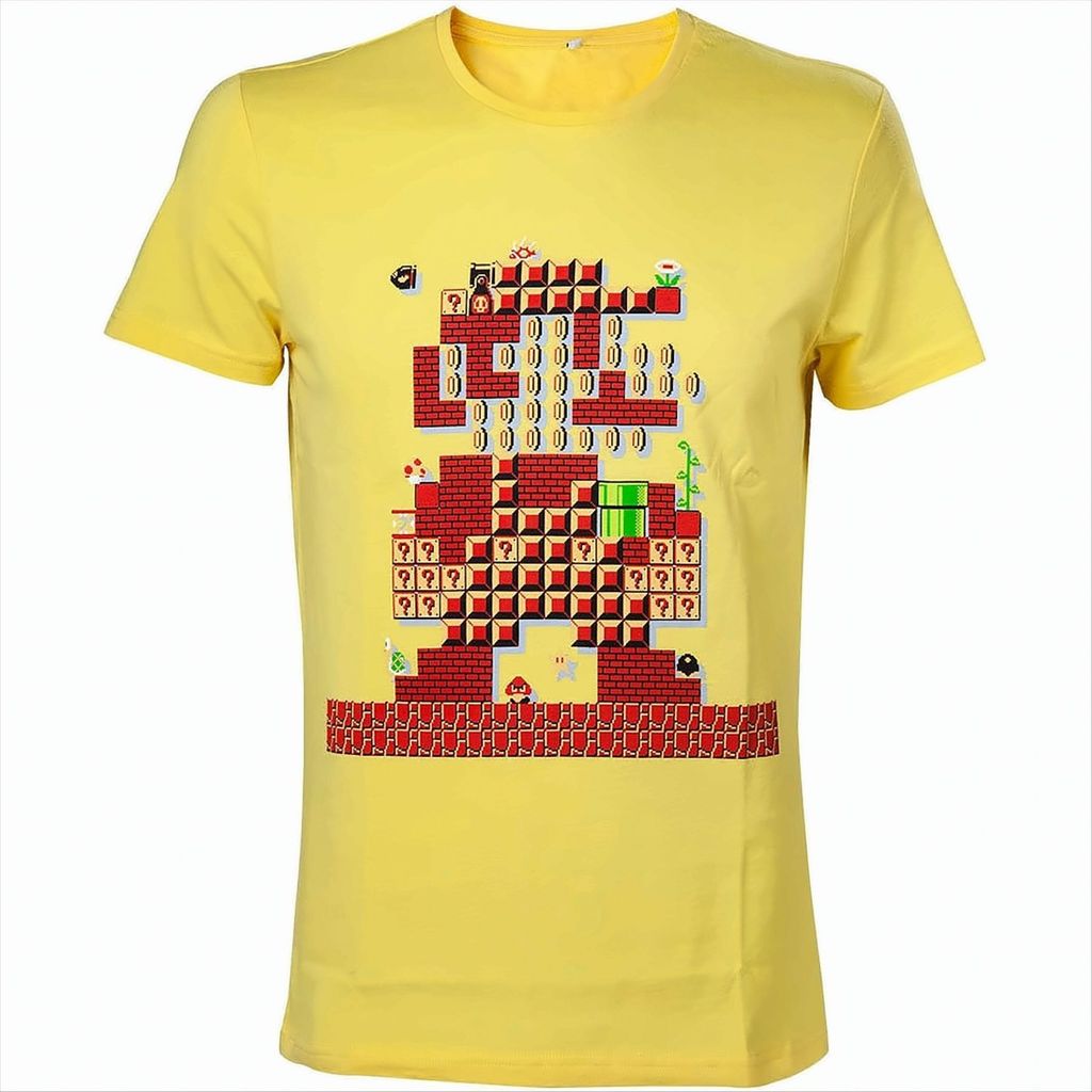 Bioworld Super Mario Herren T-Shirt Mario Maker XS Gelb Produktbild 