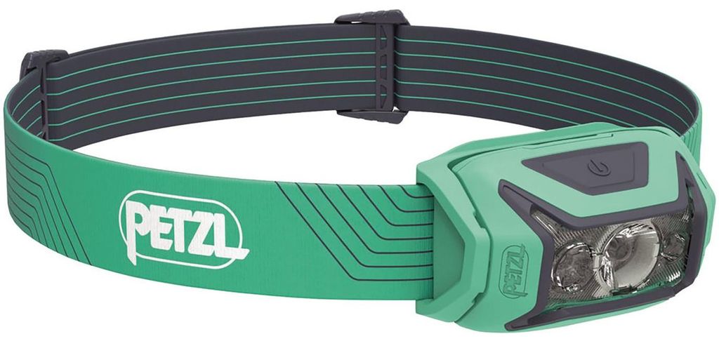 Petzl ACTIK: Linterna frontal, color verde, con botones, Imagen del producto 