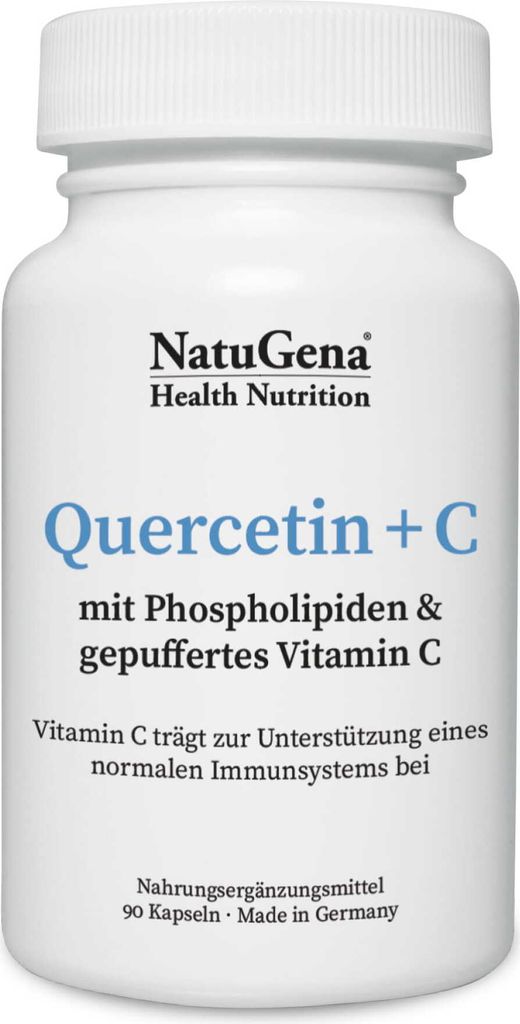 Quercetin+Vitamin C hochdosiert+Magnesium Kapseln 90 St