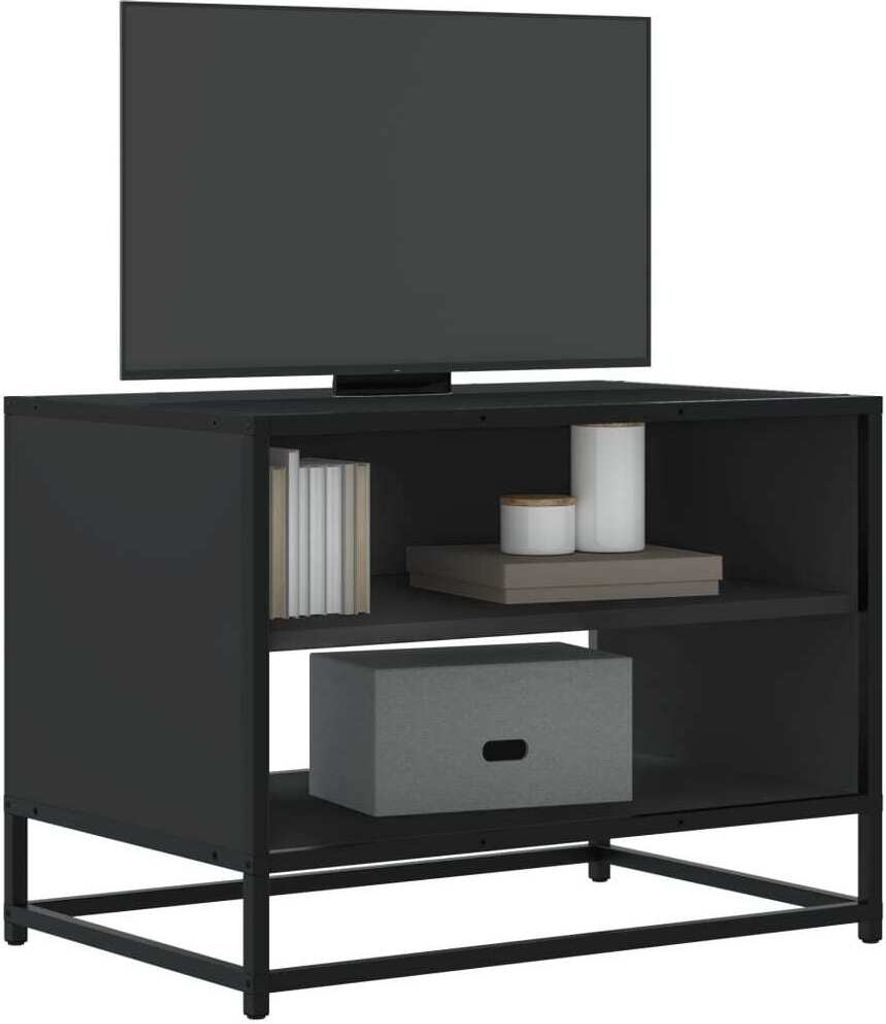 Maison Exclusive - TV-Schrank Schwarz 61x40x46 cm Holzwerkstoff und Metall