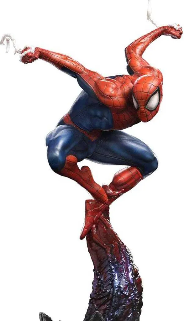 Diorama Spider-Man de collection en résine peinte à la main 1/10 - 20