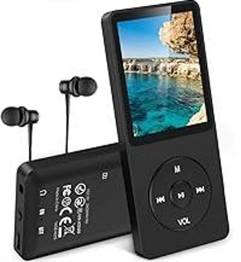 AGPTEK Lettore MP3 Portatile 16GB | Batteria 70h e Suono Lossless