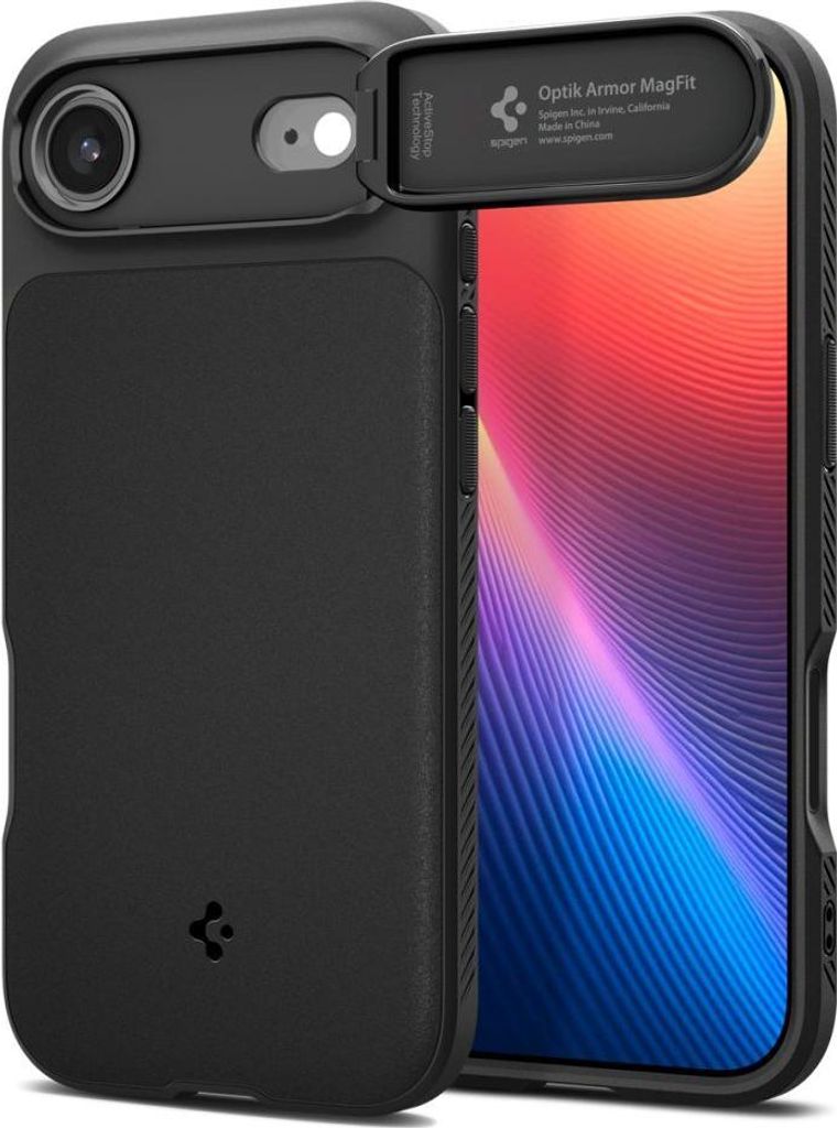 SPIGEN Optik Armor MAG Handyhülle passend für IPHONE 17 Air schwarz