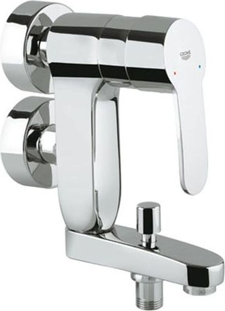 Grohe Wannen-Einhebelmischer Vertica Eurostyle C chrom, Wandmontage