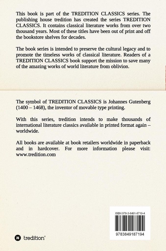 Contemporary American Novelists (1900-1920)