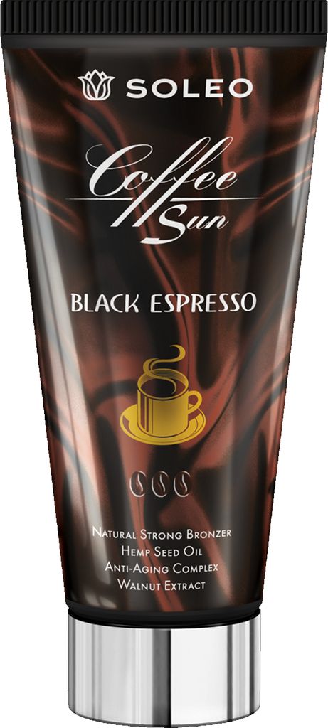 Soleo Coffee Sun Black Espresso Bronzer per l'esposizione Immagine del prodotto 