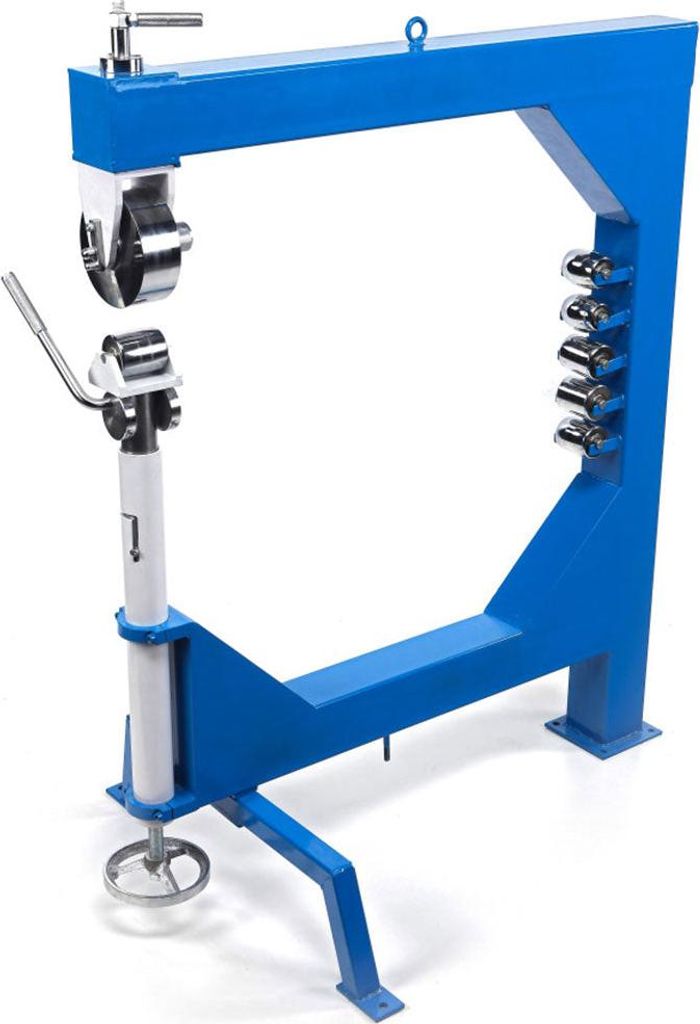 Englisches Rad Rollenstreckgerät 1,5mm 7 Rollen Tiefe 840mm Blechbiegemaschine