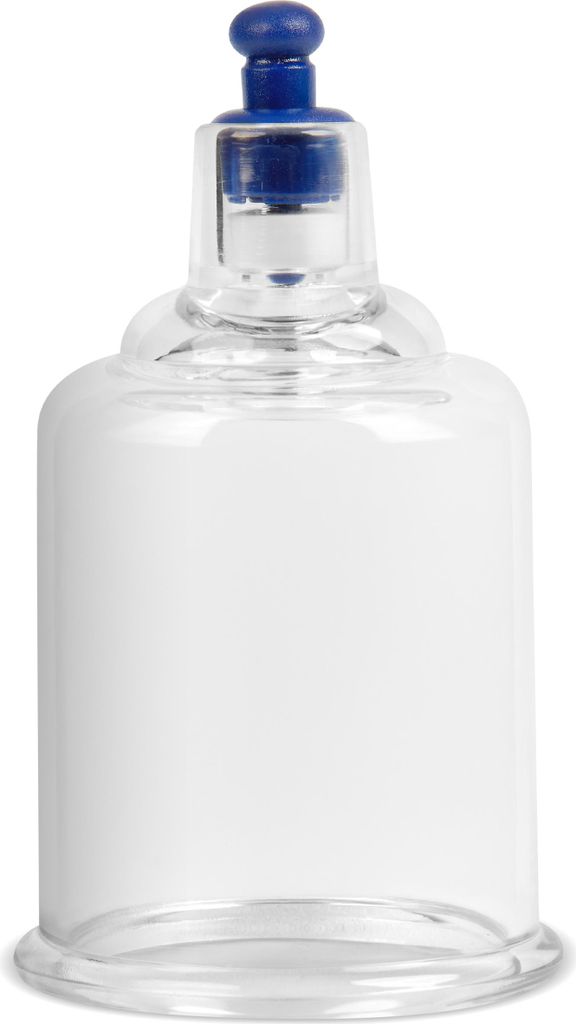 Pulox Ersatz-Schröpfglas 42 mm aus Kunststoff für Schröpfgläser-Koffer