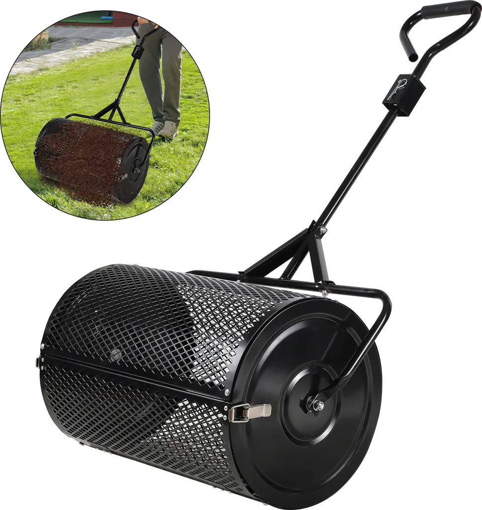 Clanmacy Spandiconcime 75L: Rullo per Compost e Sementi Professionale - 1