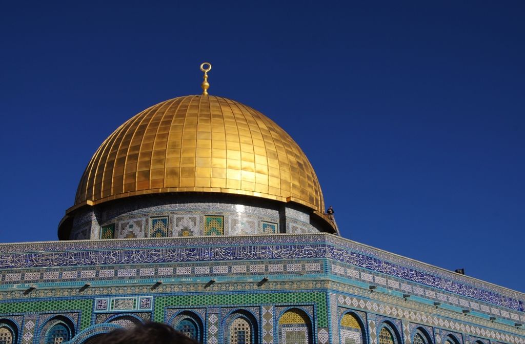 hansepuzzle 53639 - Felsendom Puzzle, 500 Teile, Religion, 46,0 x 30,0cm mit hochwertiger Aufbewahrung, Kartonbox und wiederverschließbarem Beutel