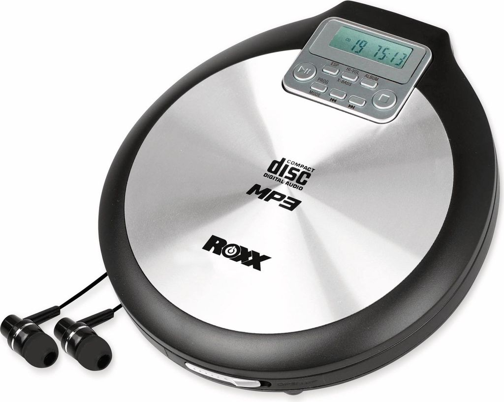 Roxx PCD 600 Lettore CD portatile CD CD-R CD-RW MP3 Nero Immagine del prodotto 