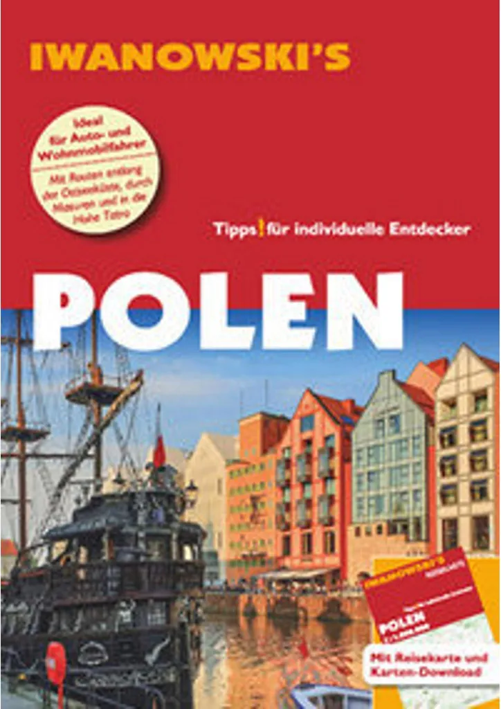 Guide touristique Pologne Iwanowski : livre complet pour randonnée