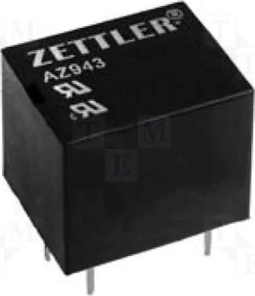 Relais: elektromagnetisch; SPST-NO; USpule : 12VDC; 15A/125VAC AZ943-1AH-12DE Elektromagnetische Mini-Relais