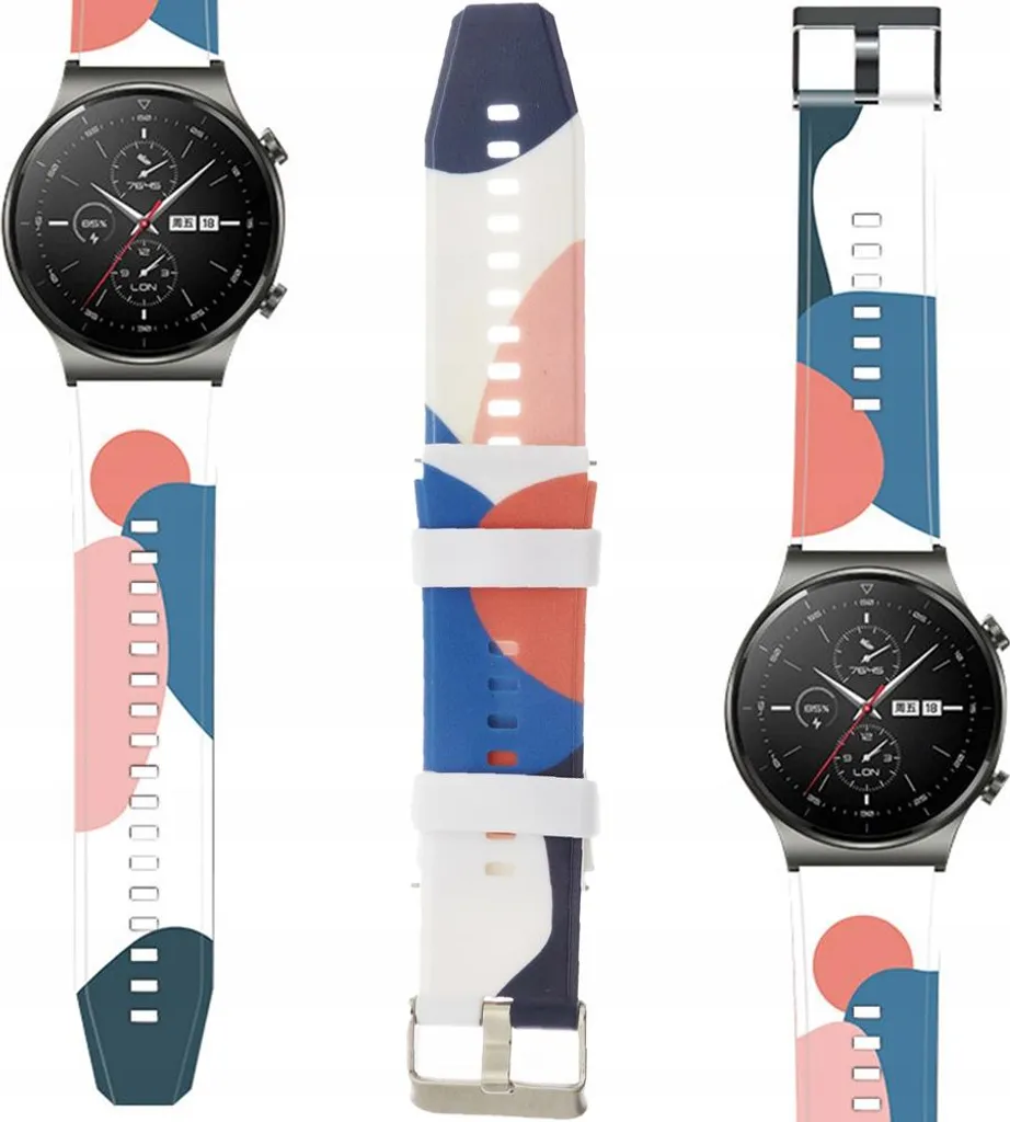 Cinturino In Silicone Morbido GIOPUEY Per Huawei Band 11 Pro E Band 11, Nero, Traspirante E Resistente All'usura