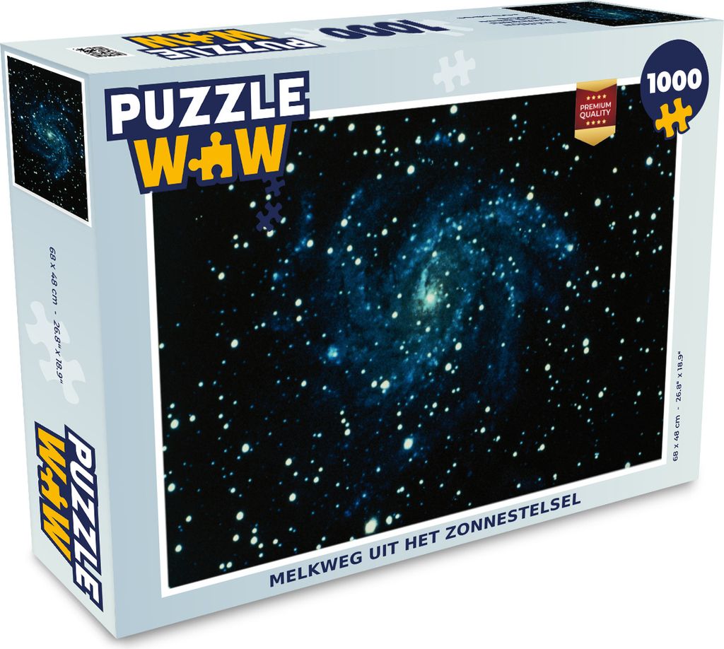 MuchoWow Puzzle 1000 Teile Galaxie außerhalb des Sonnensystems - Erwachsene - Rätsel