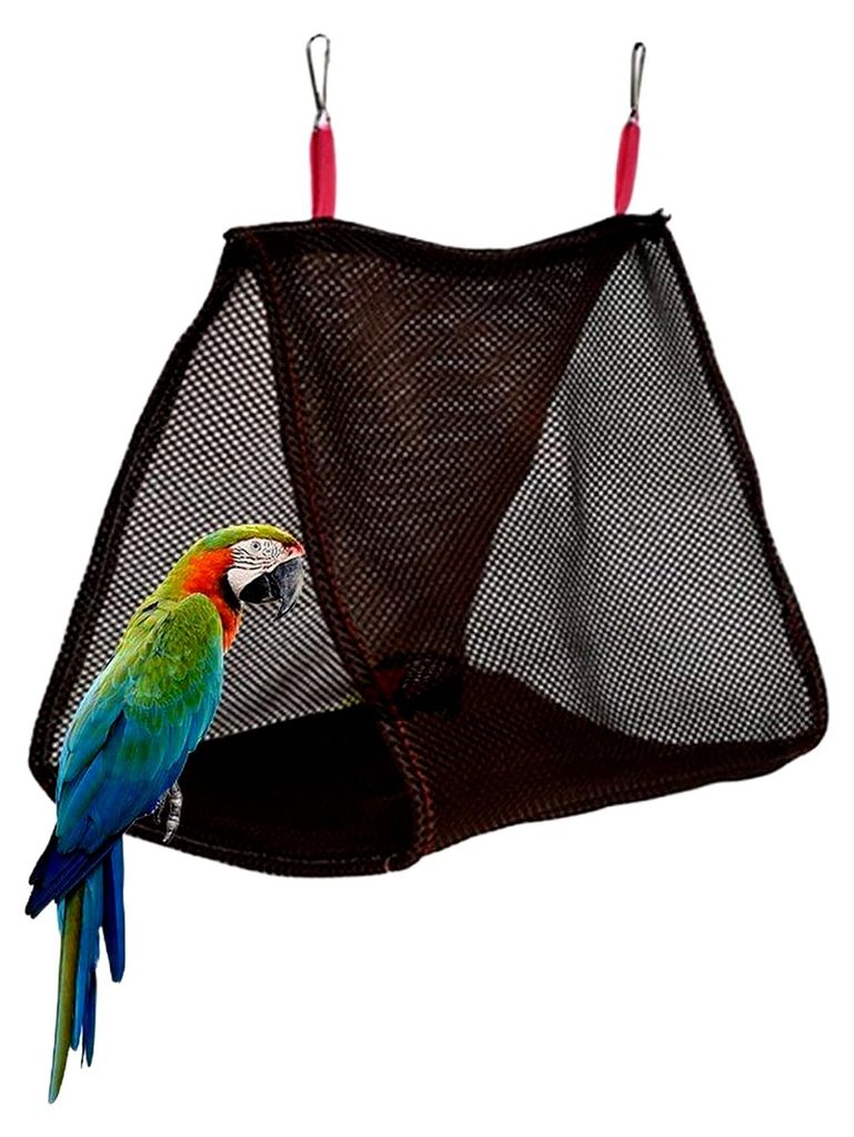Vogelbett für Käfig, atmungsaktives Sittichnest, Sitzstangen für Nymphensittiche im Winter, Reisetasche, Schlafunterstützung, für Outdoor, Gar...