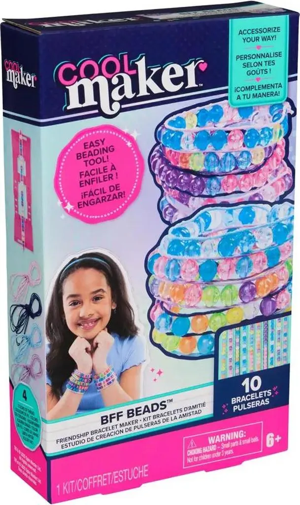 Set de bracelets d'amitié avec fils de coton et fermoirs pour 10 bijoux