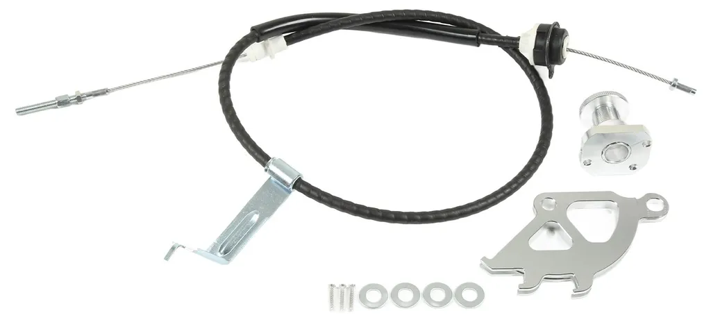 Ajusteur de câble d'embrayage Ford Mustang 96-04 en alu anodisé gris