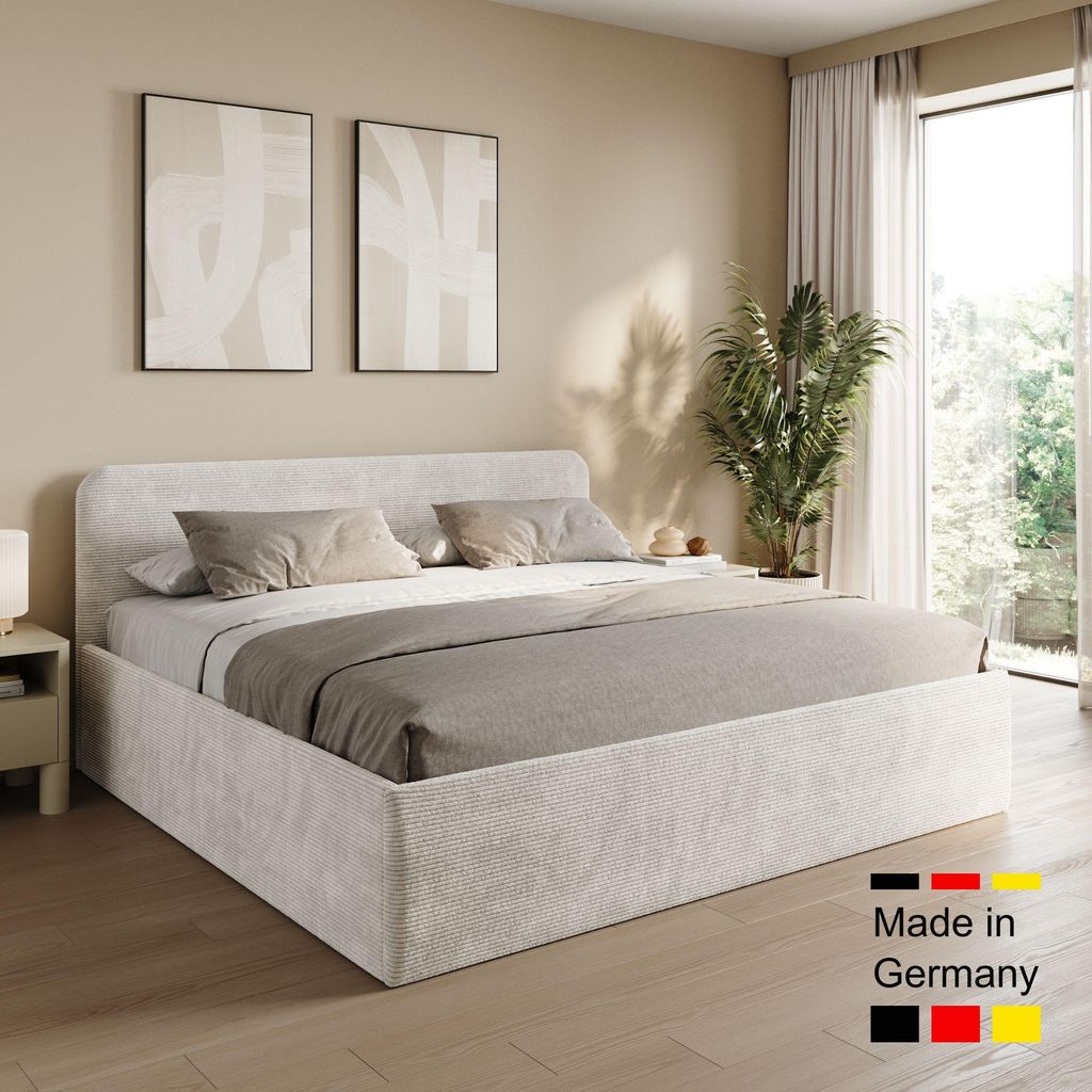 Home Collective Polsterbett 200x200 cm Doppelbett Bett mit Produktbild 