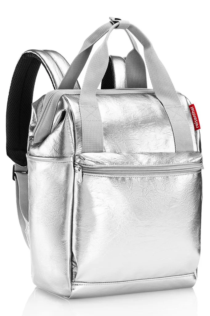 Allrounder R Backpack 12L Silver Crackle reisenthel argenté résistant