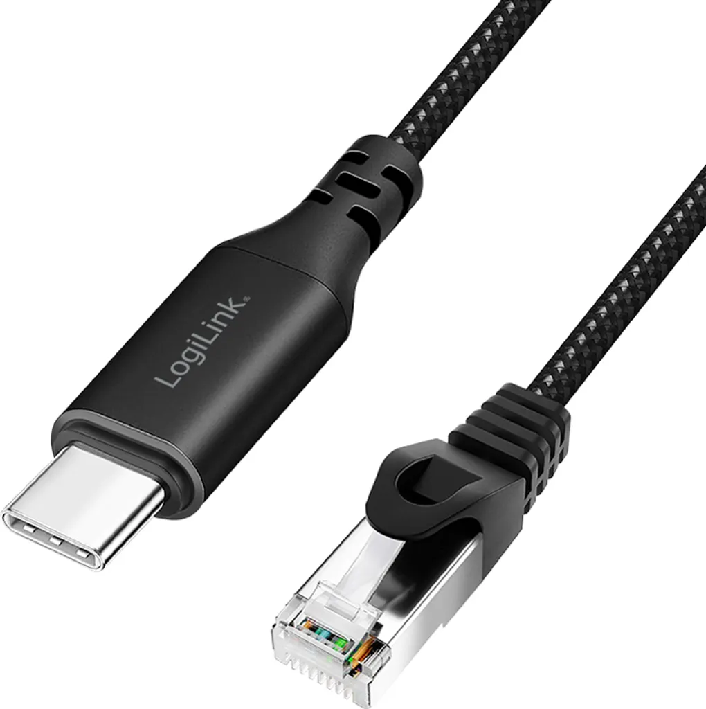 Logilink CU0416 Cavo Ethernet USB-C 10m Gigabit 1Gbit/s S/FTP Nero